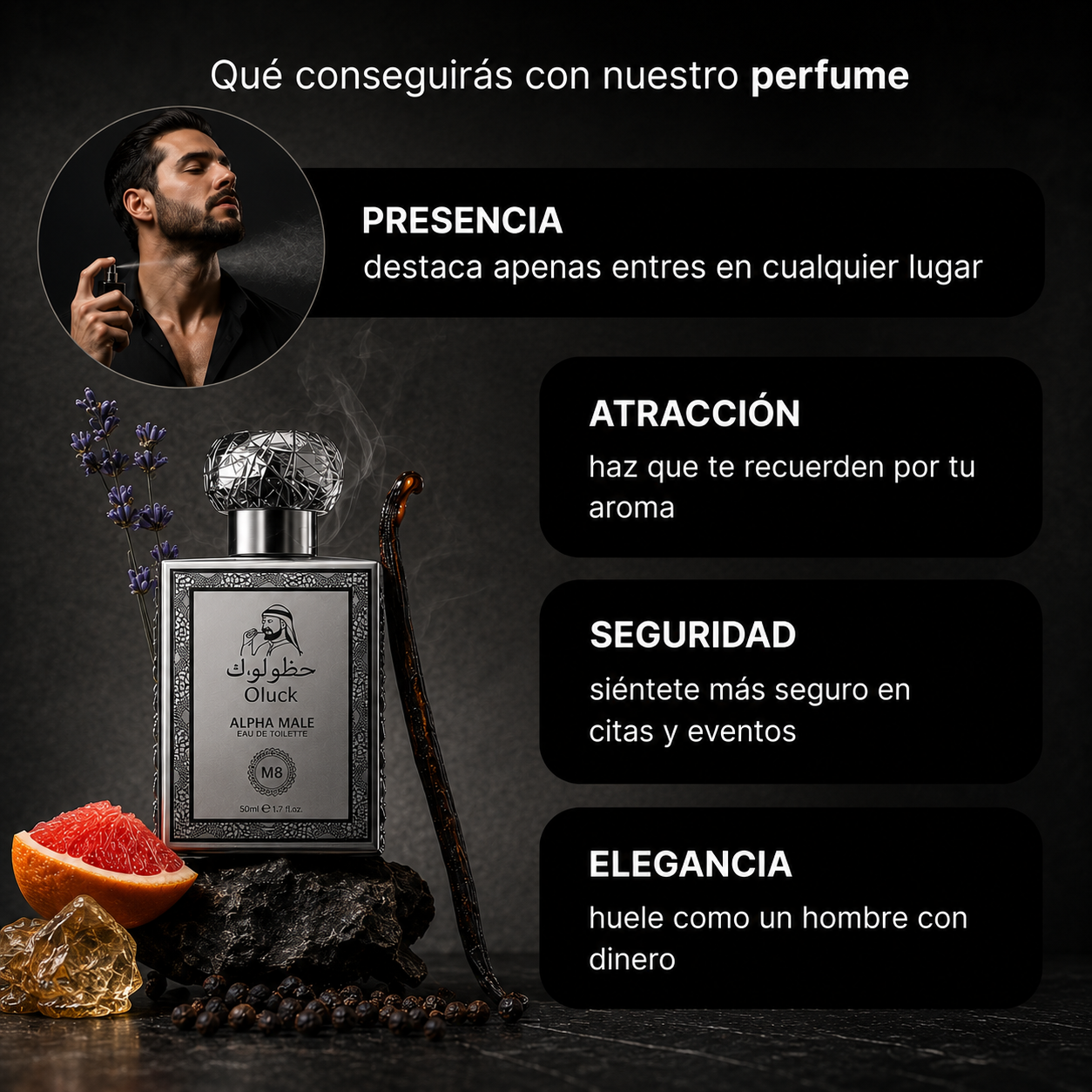 Perfume Oluck Alpha Male