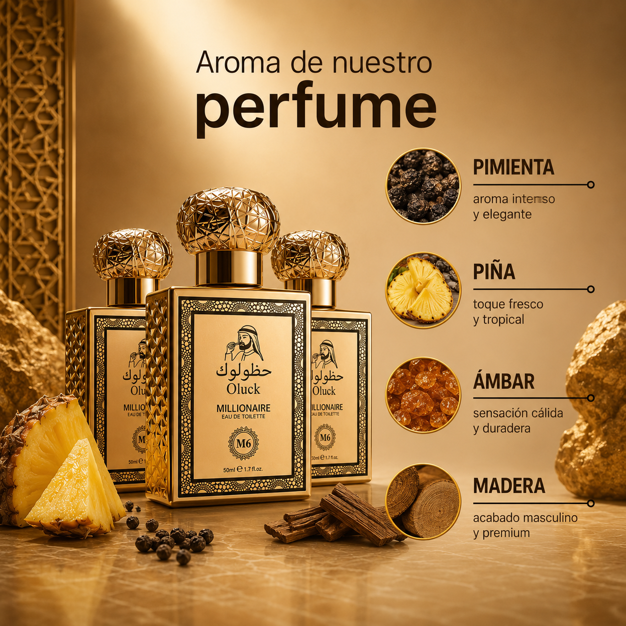 Perfume Oluck Millonaire