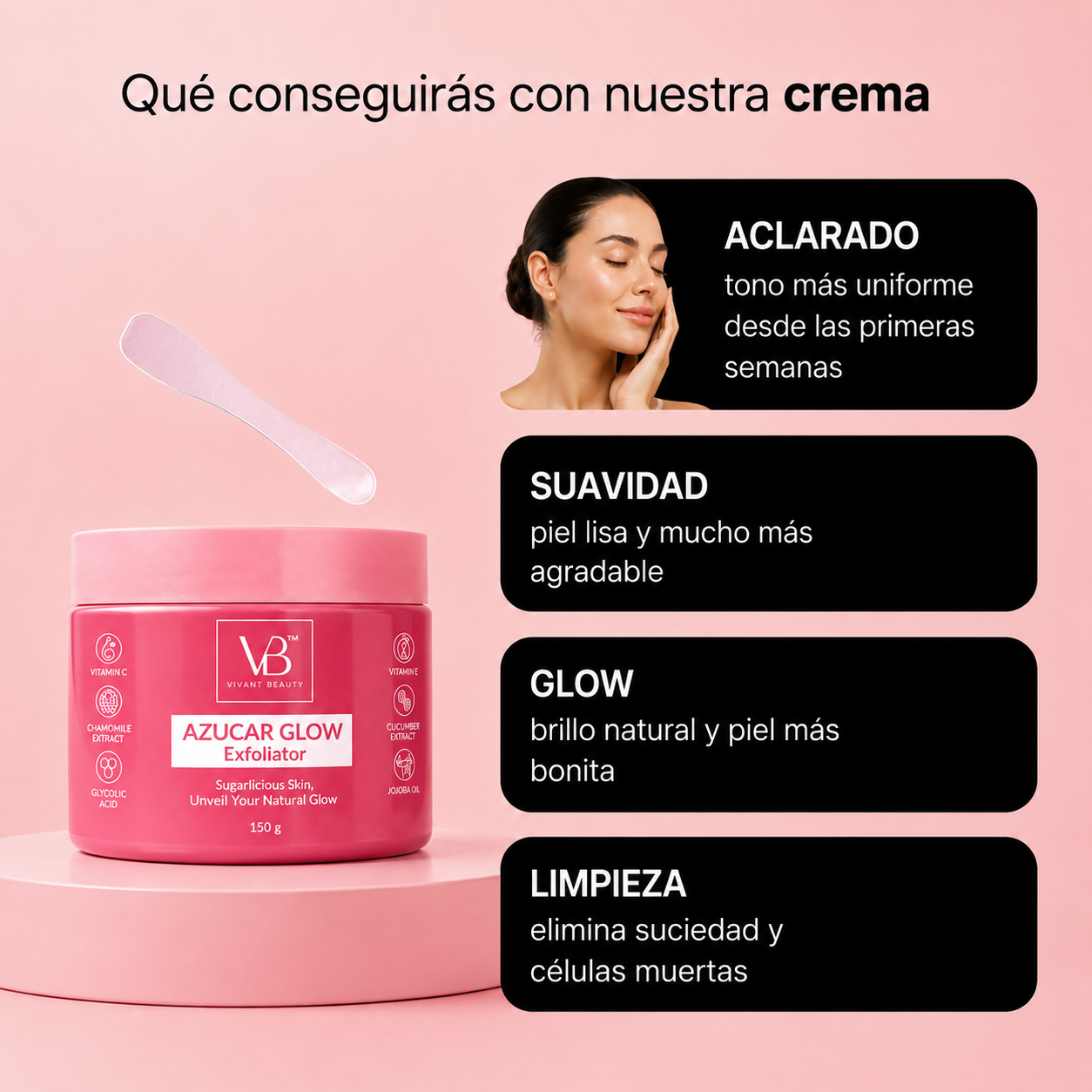 Crema Azucar Glow Recupera tu brillo