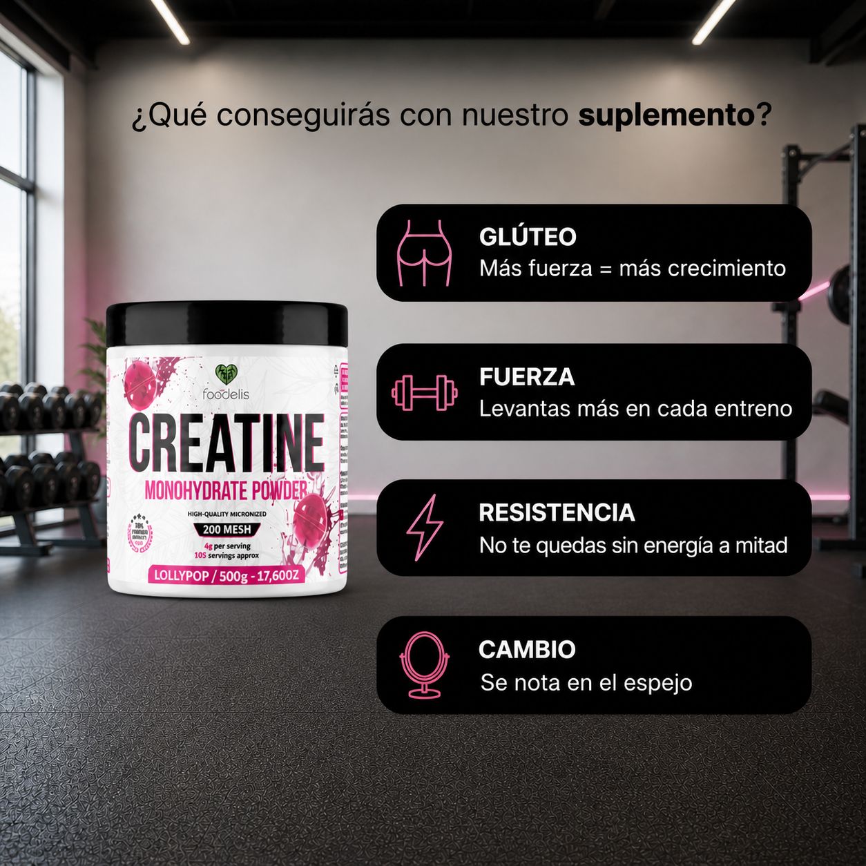 Creatina Foodelis Multisabor