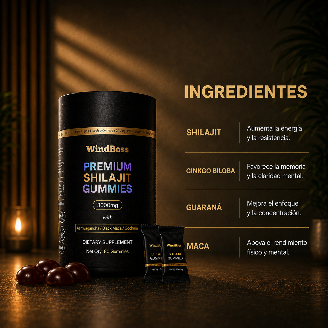 Gominolas Shilajit Recupera tu energía