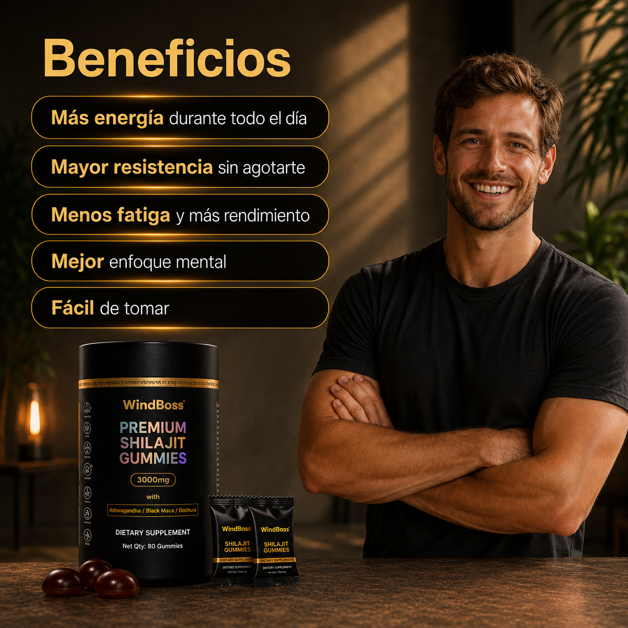 Gominolas Shilajit Recupera tu energía