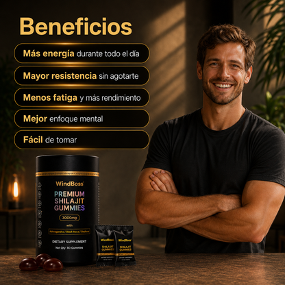 Gominolas Shilajit Recupera tu energía