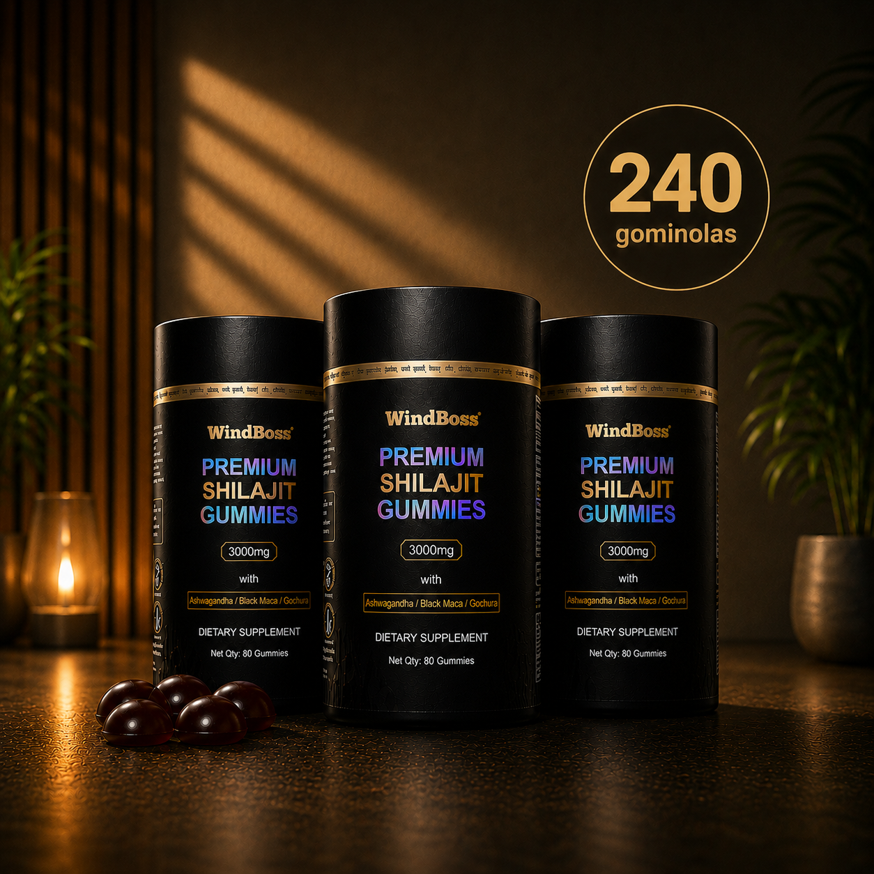 Gominolas Shilajit Recupera tu energía