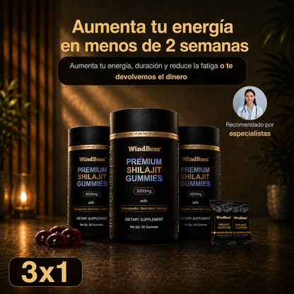 Gominolas Shilajit Recupera tu energía