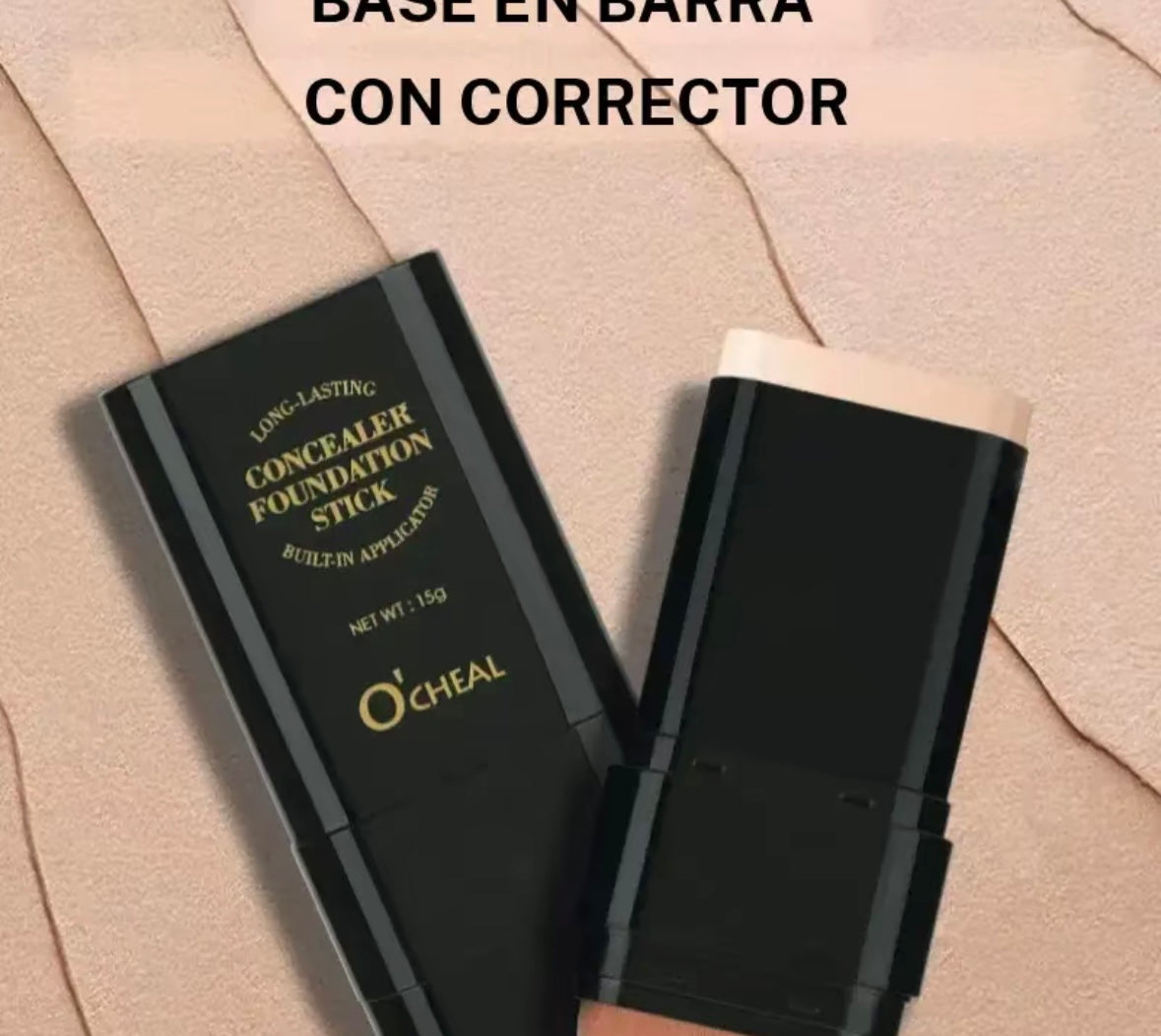 Corrector y stick antiarrugas